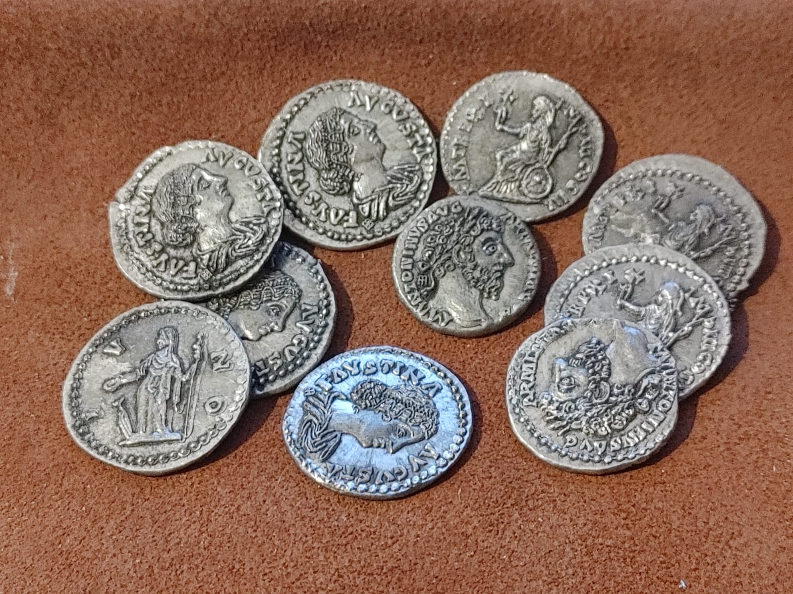 zestaw do wybijania monet denary rzymskie